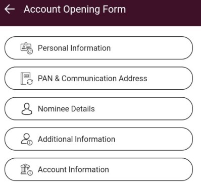 Account Opening form for IPPB