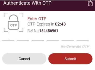 OTP PAGE BY MOBILE NUMBER AUTHENTICK