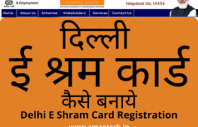 Delhi E Shram Card Registration