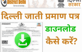Delhi Caste Certificate Download