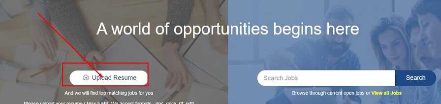 Hdfc Job Apply Home Page