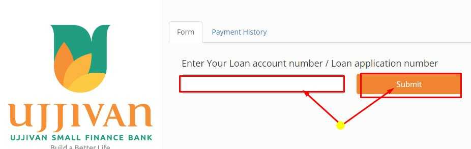 Ujjivan Finance Loan Repay Page