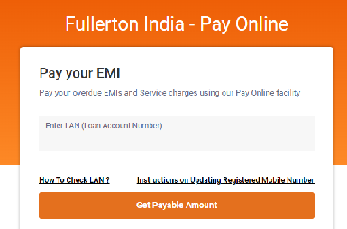 Fullerton Personal Loan EMI Pay Online