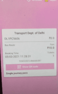 Delhi Free Pink Bus Pass For Ladies