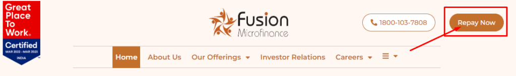 Fusion Microfinance Loan Pay Online